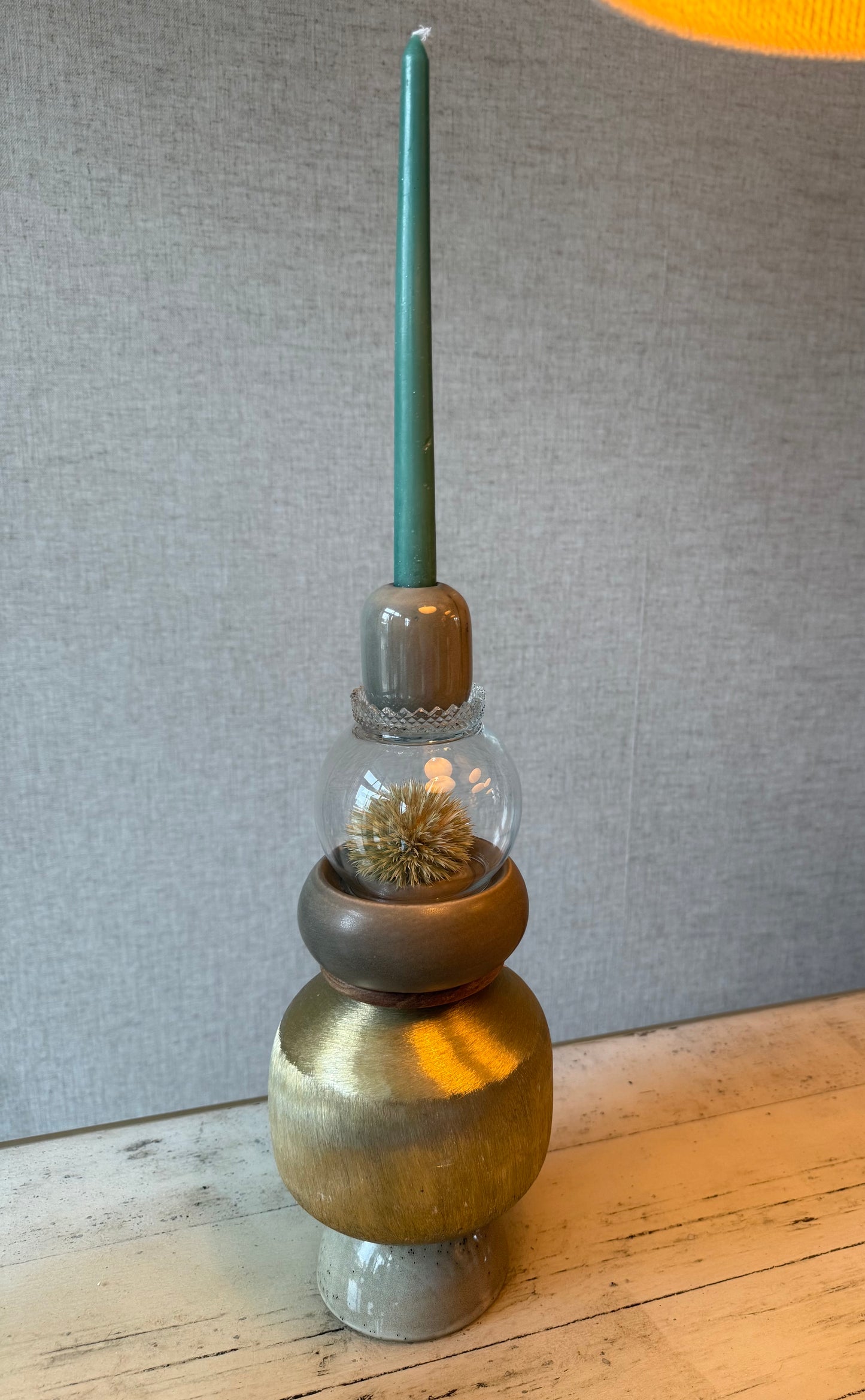 Kandelaar ♡ Laurien met Leeuwenstaart