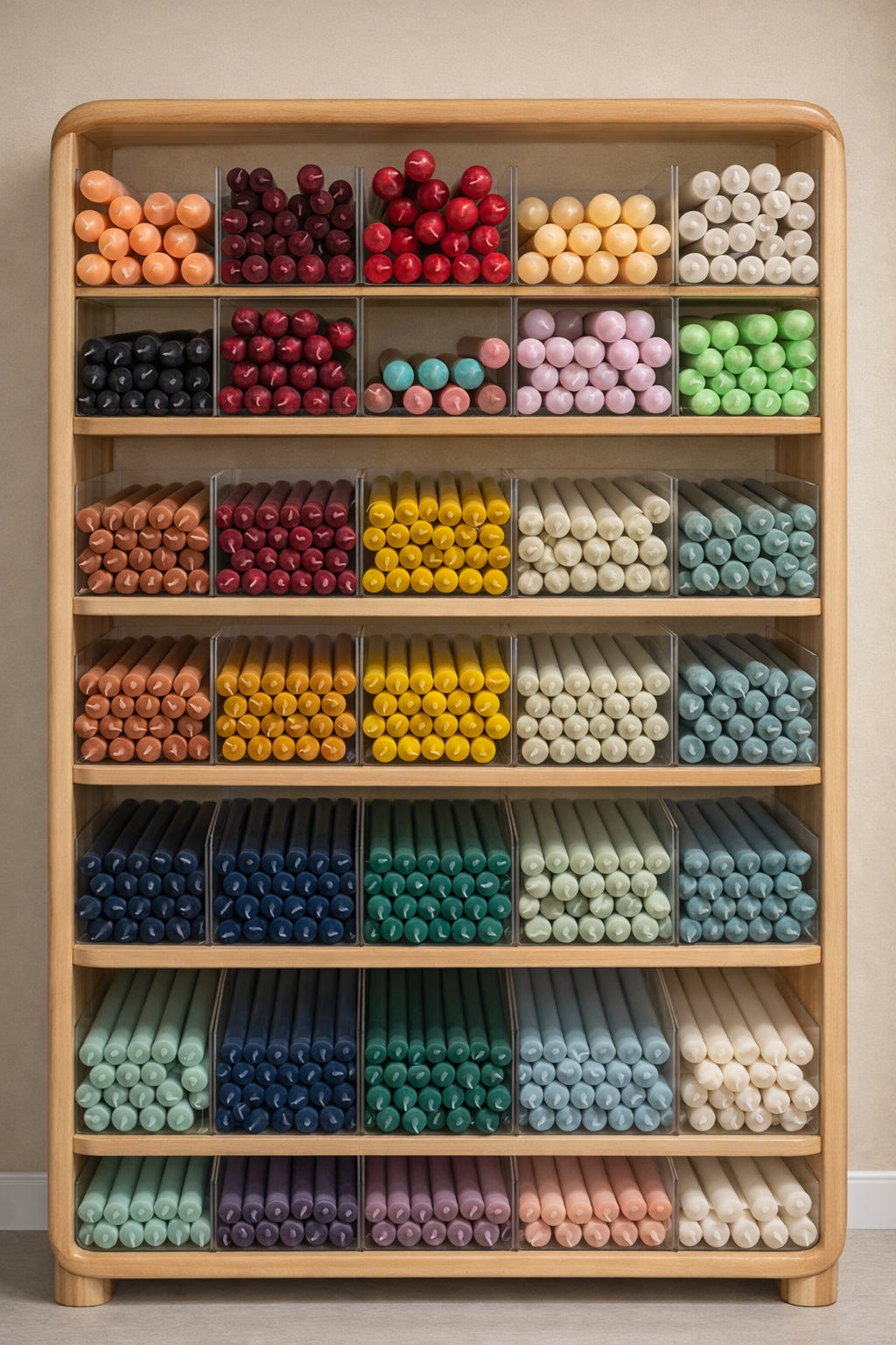 Rustik lys kaarsen • atelier DOS • hoogwaardig • passie voor kaarsen