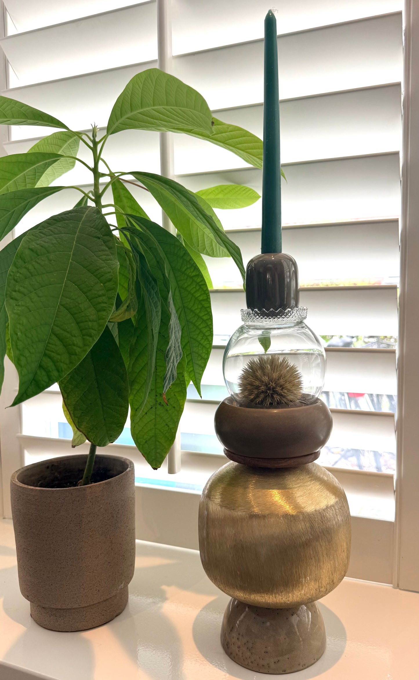 Kandelaar ♡ Laurien met Leeuwenstaart