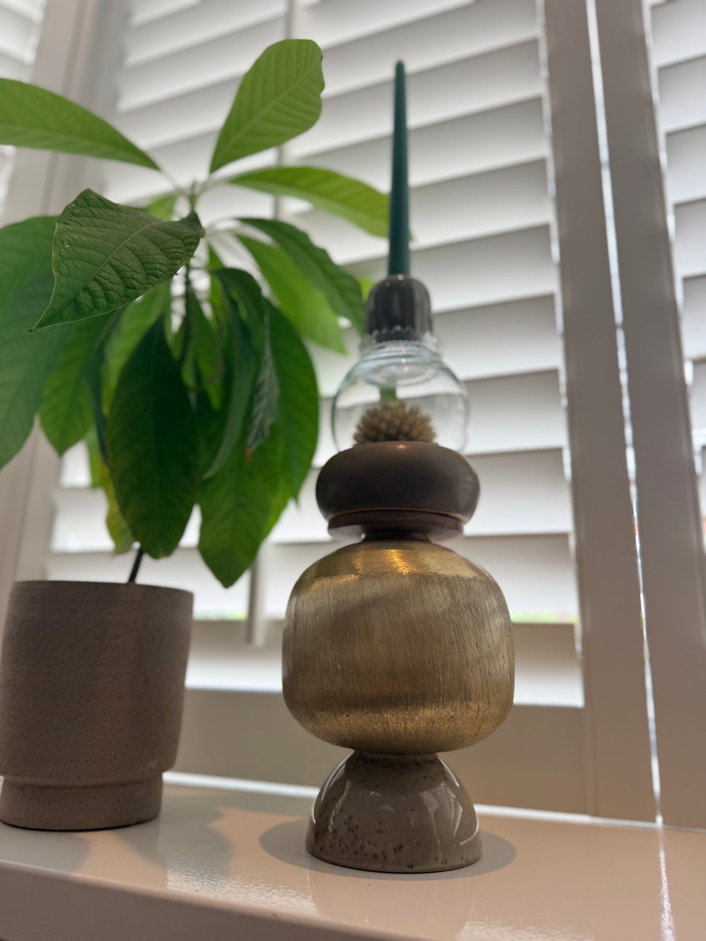 Kandelaar ♡ Laurien met Leeuwenstaart