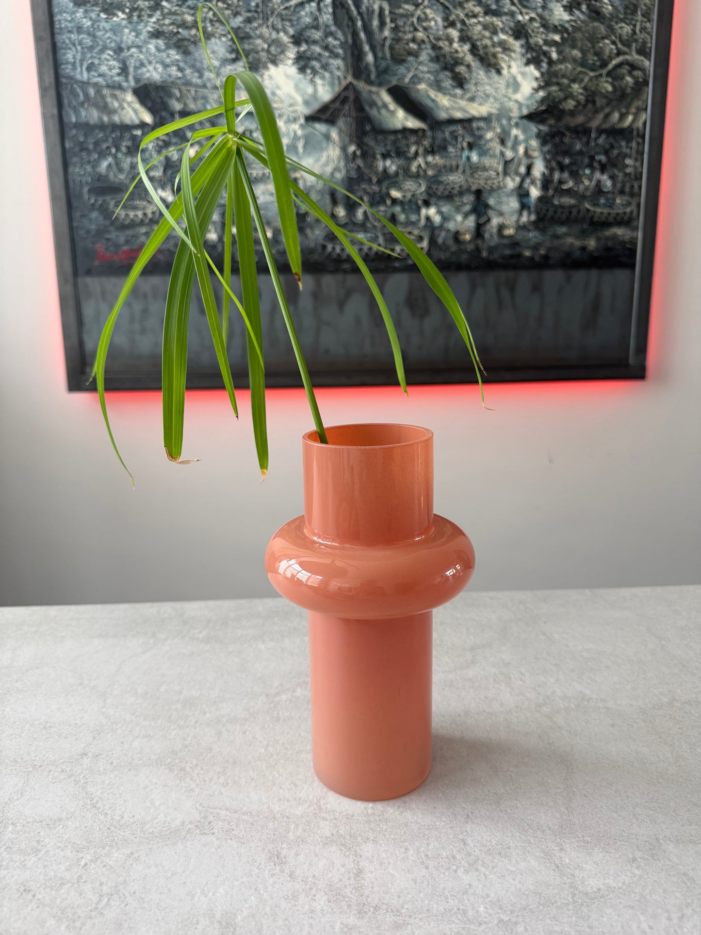 Vaas in terracotta kleur