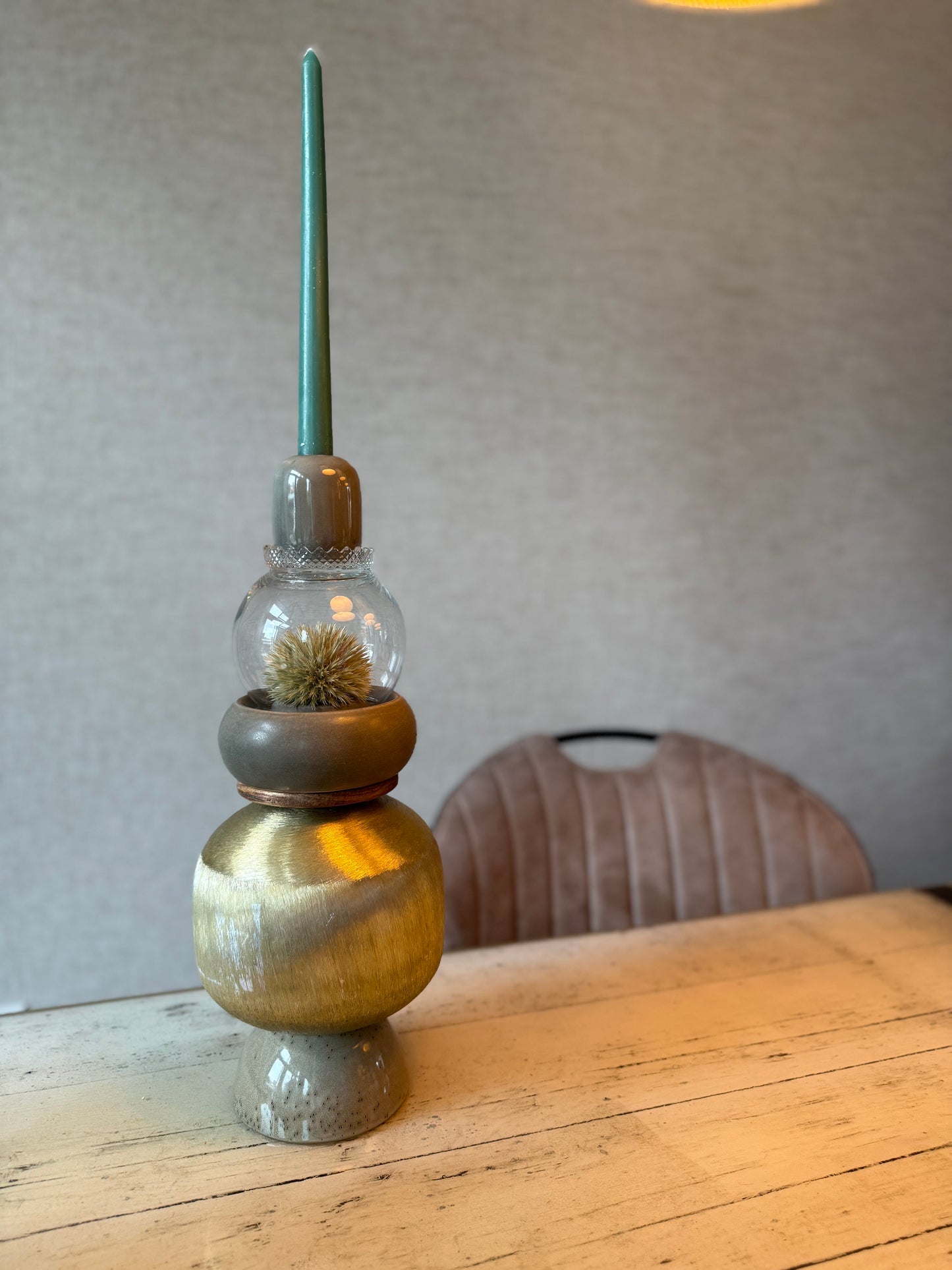 Kandelaar ♡ Laurien met Leeuwenstaart