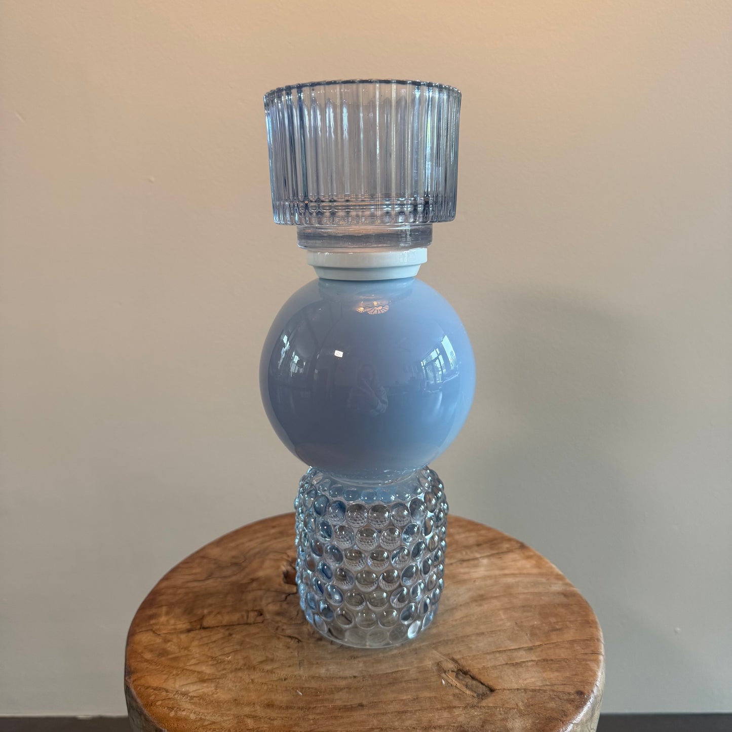 Kandelaar Aqua ♡ dubbele waxinehouder