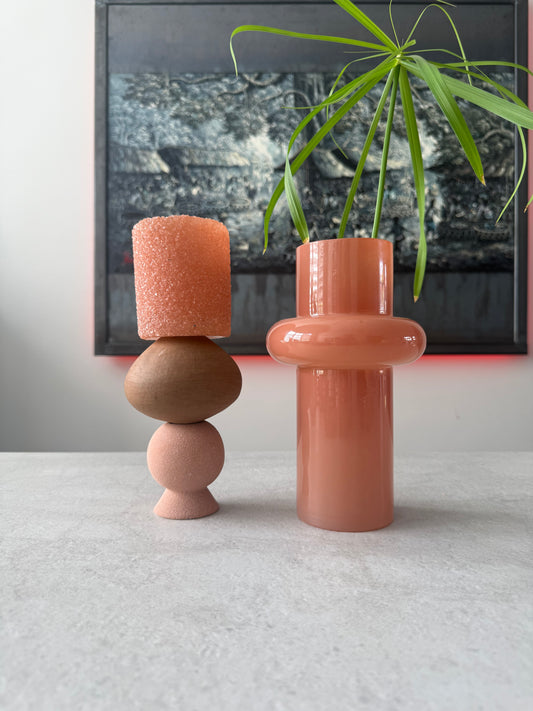 Vaas in terracotta kleur