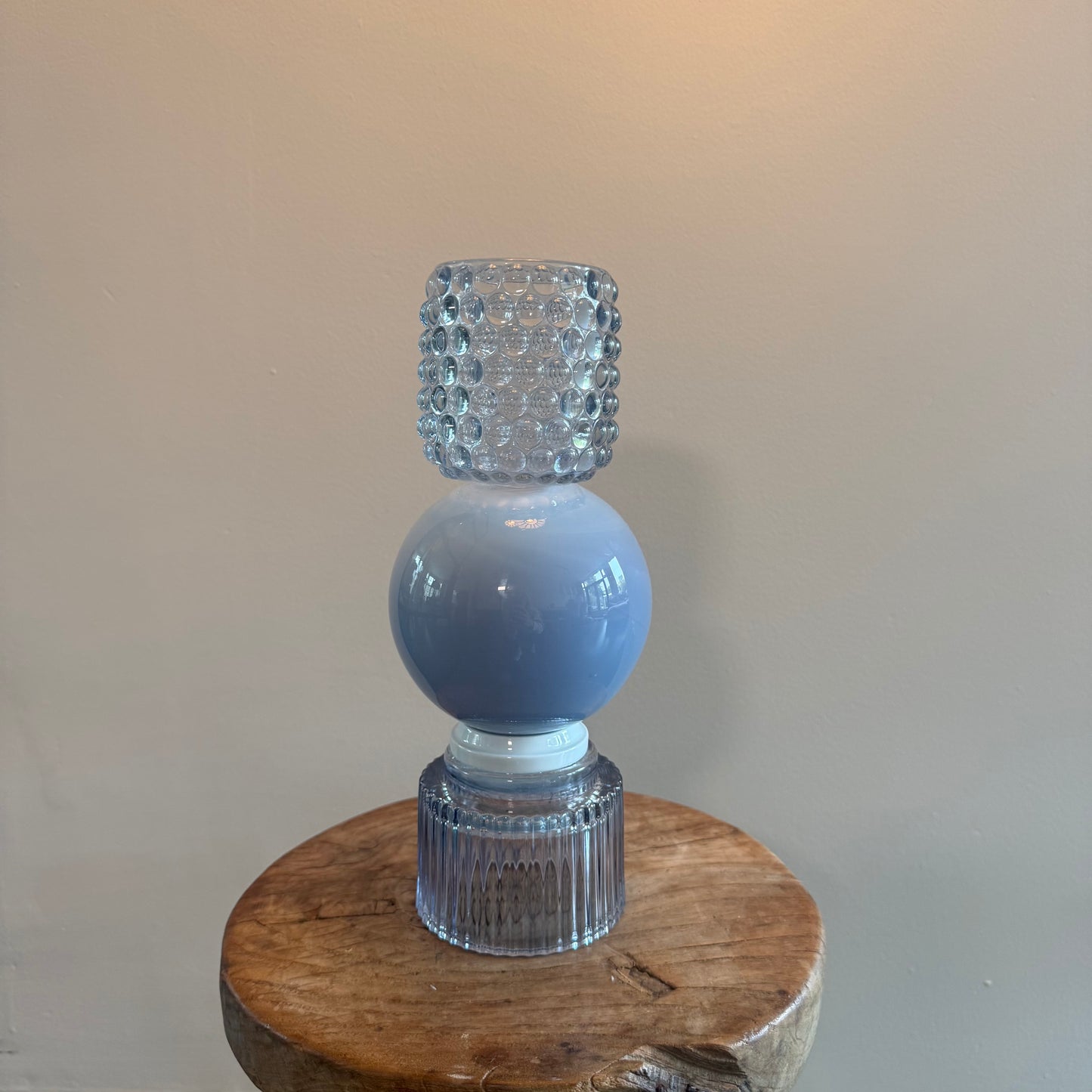 Kandelaar Aqua ♡ dubbele waxinehouder